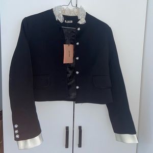 Miu miu Crop blazer & skirt set